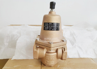 Material do válvula de regulamento da pressão de gás do oxigênio de Cash Valve Clean do modelo E55/o de bronze do corpo de Emerson Fisher