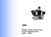 Válvula de solenoide múltipla modelo da segurança de Elektrogas VMM para trens de regulamento do gás