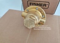 1301F-1 modelo Fisher Natural Gas Regulator conexão de extremidade Fisher Brass Body de 1/4 de polegada
