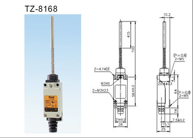 TZ-8168 tendem o tipo de aço projeto Dustproof da fita da mola do interruptor de limite