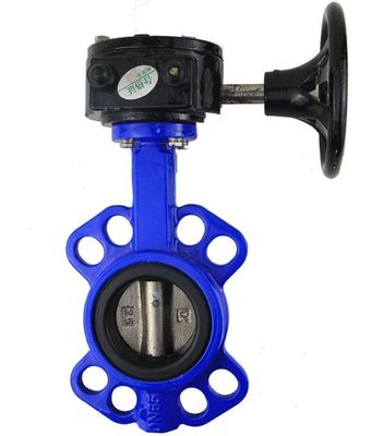 Tipo estrutura compacta simples da borboleta da válvula de verificação da braçadeira da engrenagem de sem-fim de D371X