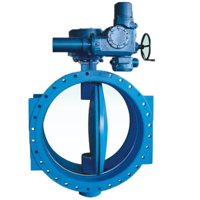 O motor elétrico assentado resiliente operou a extremidade flangeada excêntrica dobro da válvula