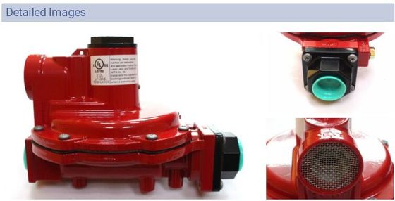 Fisher R622H-DGJ 250 libras por polegada quadrada de escala opcional da mola do regulador de pressão diferencial de Fisher