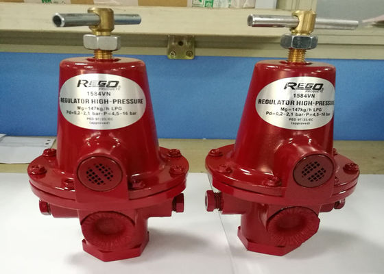 Escala opcional da mola do regulador de pressão do propano da fase do modelo de Rego 1584 primeira para o queimador ateado fogo gás do LPG