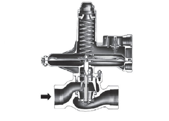As séries dútiles de Fisher 133L do ferro dirigem a pressão de gás operada que reduz o regulador